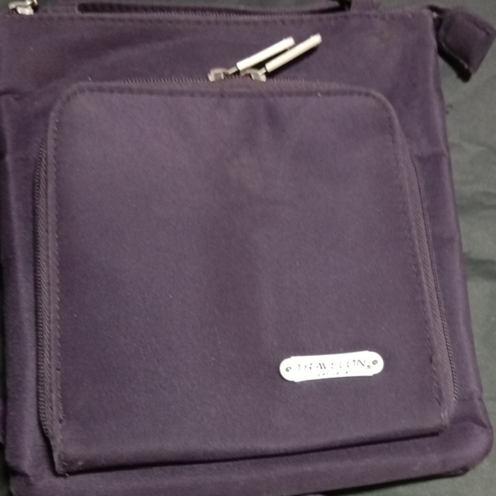 Travelon Men's Messenger Bag in Dark Purple